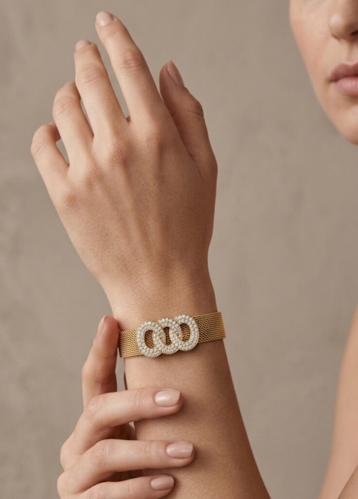 interlocking circle bracelet